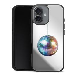 Disco Balls Party Blue Gold Transparent with AI