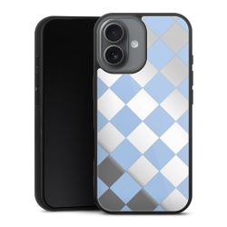 Checked Pattern Light Blue without Background