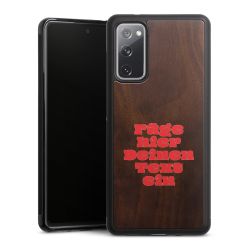 Holz Hard Case Walnuss