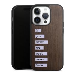 Holz Hard Case Walnuss