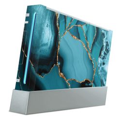Eisblaue Marmor Landschaft