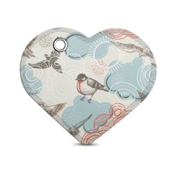 Key chain heart-shaped