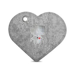 Key chain heart-shaped