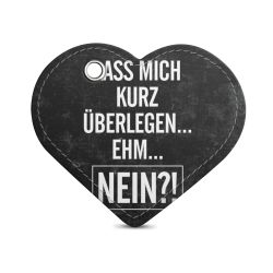 Schlüsselanhänger herzförmig