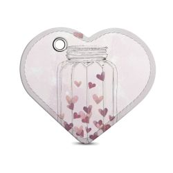 Key chain heart-shaped