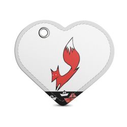 Key chain heart-shaped