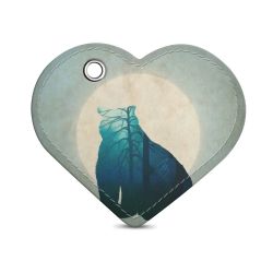 Key chain heart-shaped