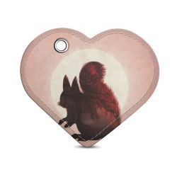 Key chain heart-shaped