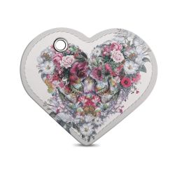 Key chain heart-shaped