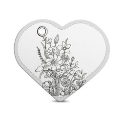 Key chain heart-shaped