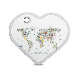 Key chain heart-shaped