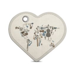 Key chain heart-shaped