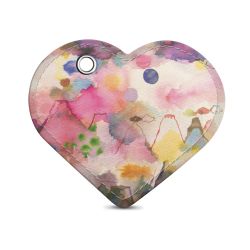 Key chain heart-shaped