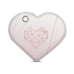 Key chain heart-shaped