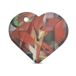 Key chain heart-shaped