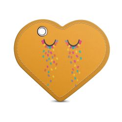 Key chain heart-shaped