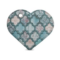 Key chain heart-shaped