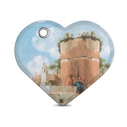 Key chain heart-shaped