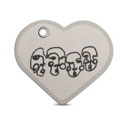 Key chain heart-shaped