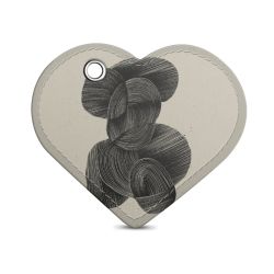 Key chain heart-shaped