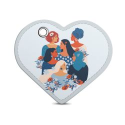 Key chain heart-shaped