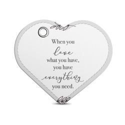 Key chain heart-shaped