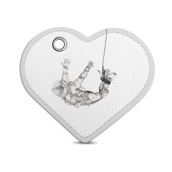 Key chain heart-shaped