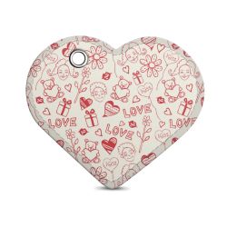 Key chain heart-shaped