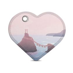 Key chain heart-shaped