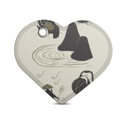 Key chain heart-shaped