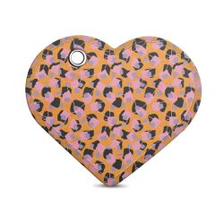 Key chain heart-shaped