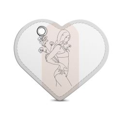 Key chain heart-shaped