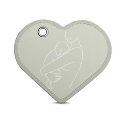 Key chain heart-shaped