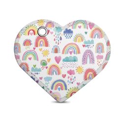 Key chain heart-shaped