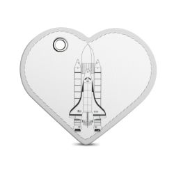 Key chain heart-shaped