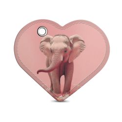 Key chain heart-shaped