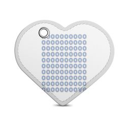 Key chain heart-shaped