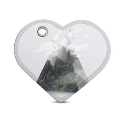 Key chain heart-shaped