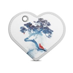 Key chain heart-shaped