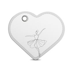 Key chain heart-shaped