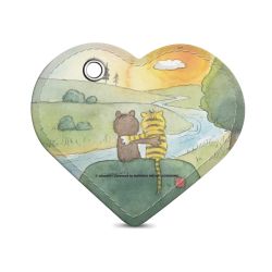 Key chain heart-shaped