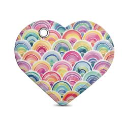 Key chain heart-shaped