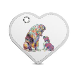 Key chain heart-shaped