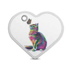 Key chain heart-shaped
