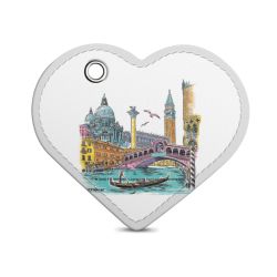 Key chain heart-shaped