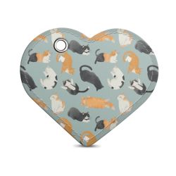 Key chain heart-shaped