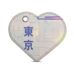 Key chain heart-shaped