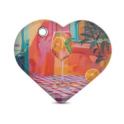Key chain heart-shaped