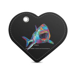 Key chain heart-shaped