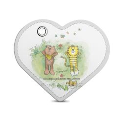 Key chain heart-shaped